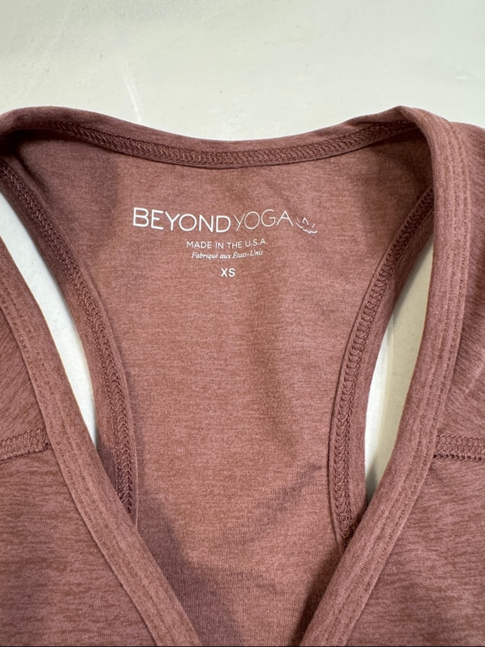 Beyond Yoga Dusty Mauve Racerback Sports Bra
